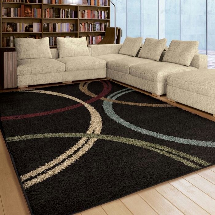 correct size rug for sectional couch