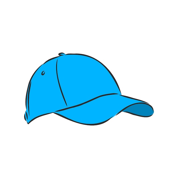 baseball cap drawing
