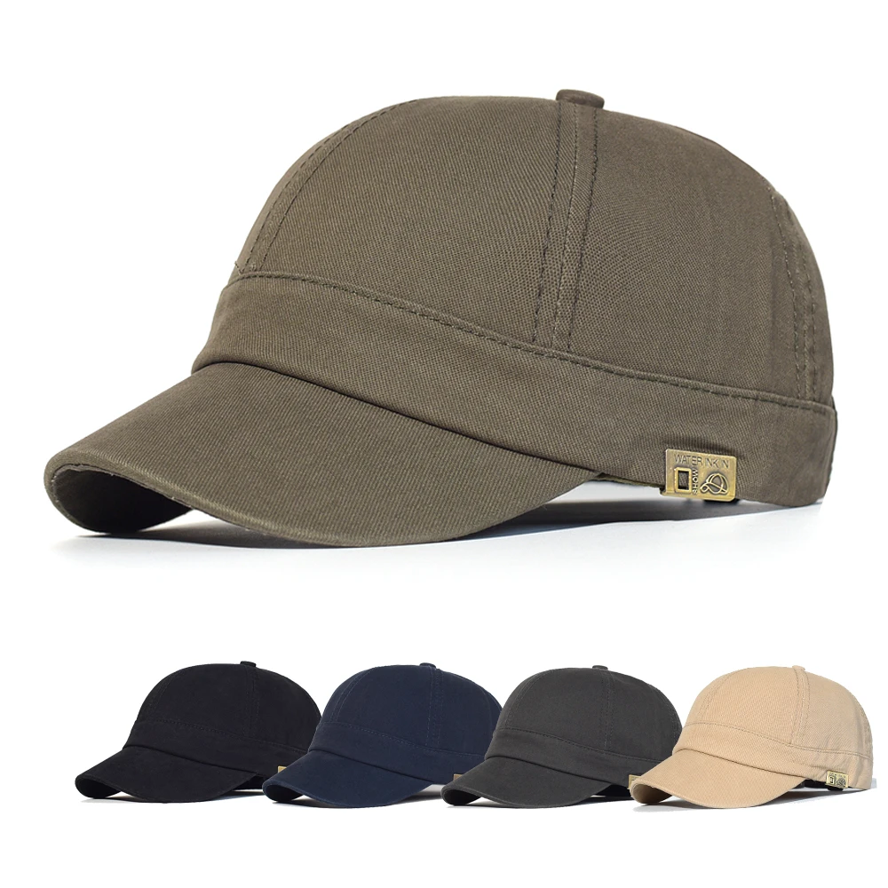 low crown baseball cap