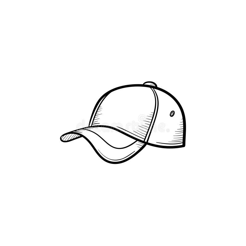 baseball cap drawing