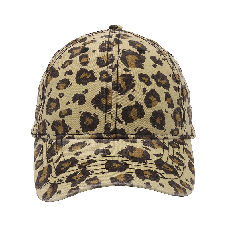 leopard baseball cap