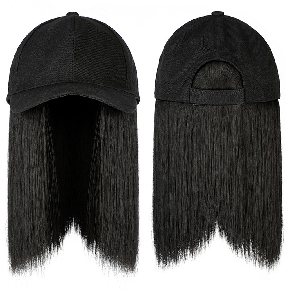 long hair baseball cap hairstyles