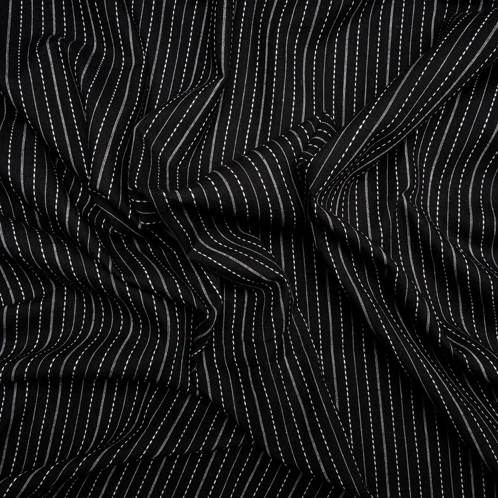 black cotton fabric