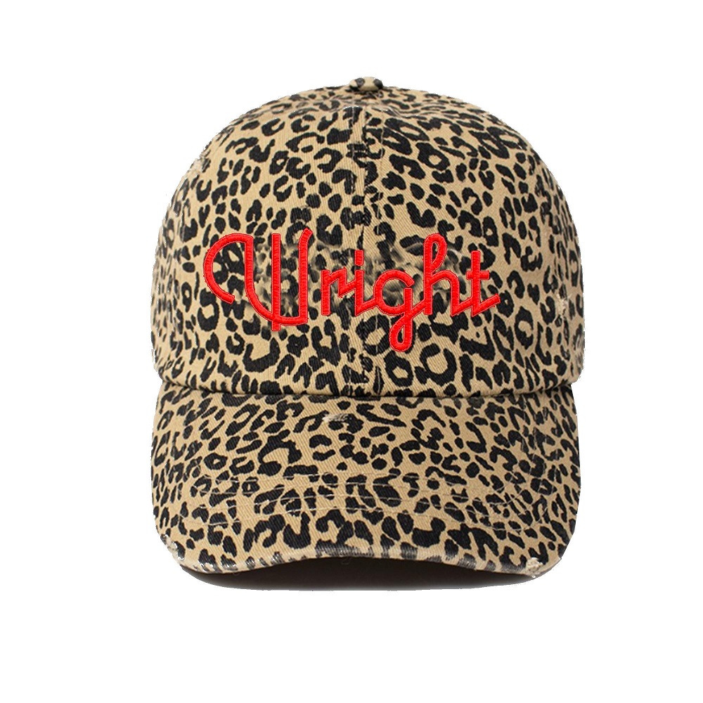 leopard baseball cap